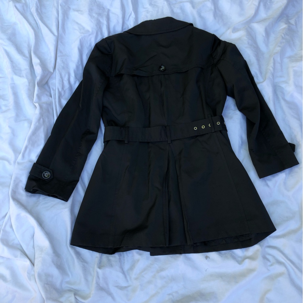 Black Belted Coat - Picture 6 of 7